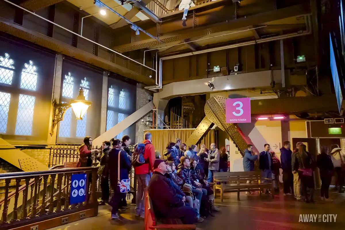 Picture of one of the towers of Tower Bridge in London, part of the Tower Bridge Experience.