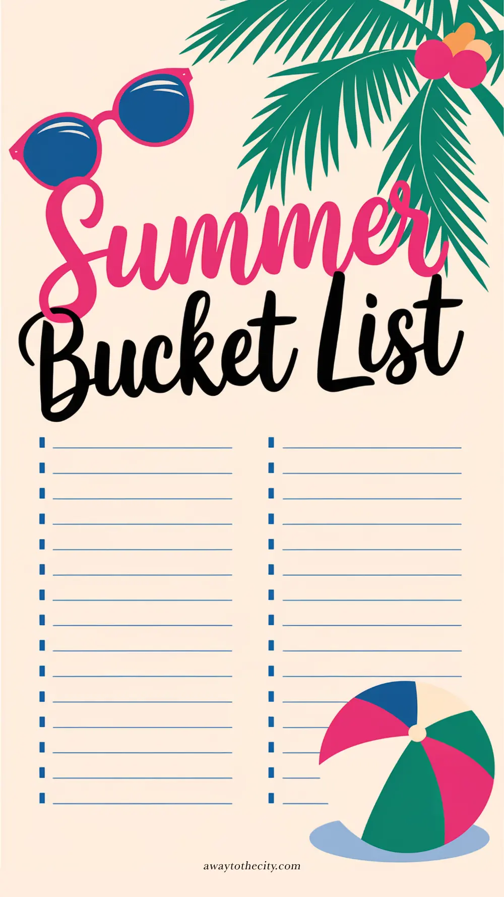 ATTC Summer Bucket List Printable 4