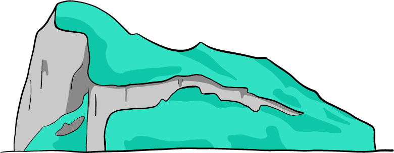 A stylised illustration depicts the Rock of Gibraltar, a large, rocky promontory with a distinctive shape.