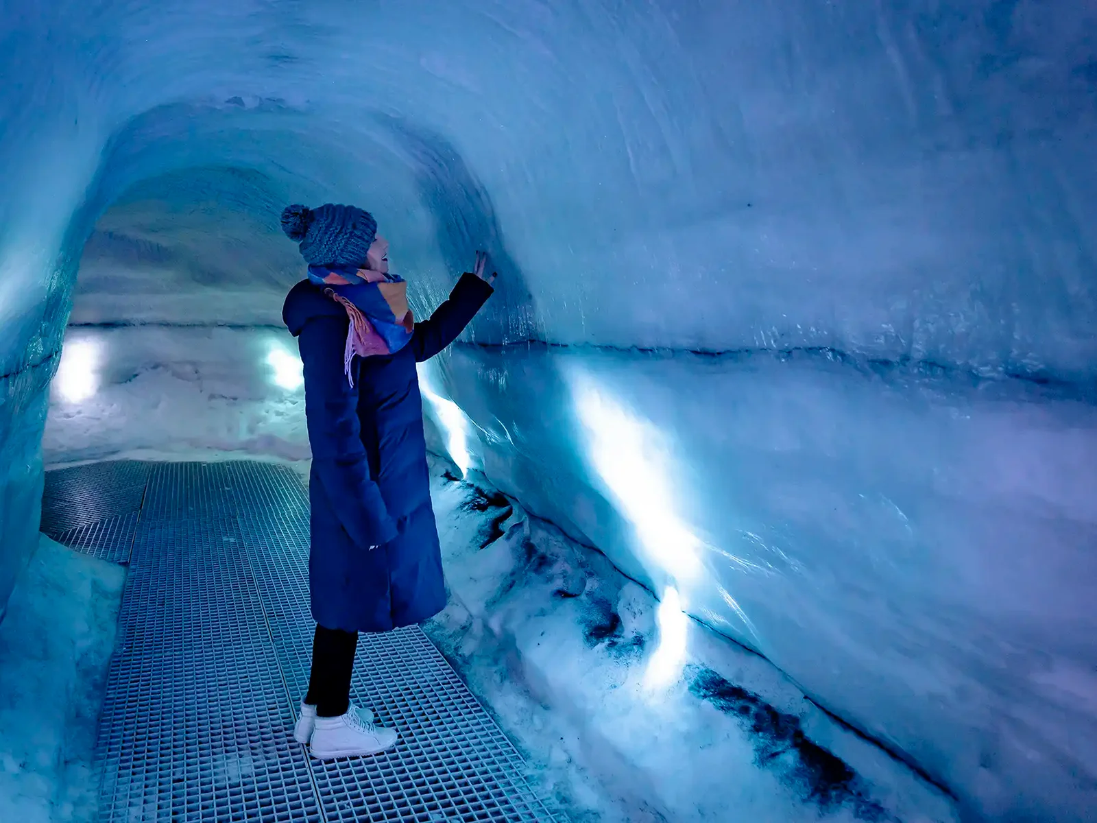 Iceland Reykjavik Best Museums Perlan Ice Cave Person Cover NEW
