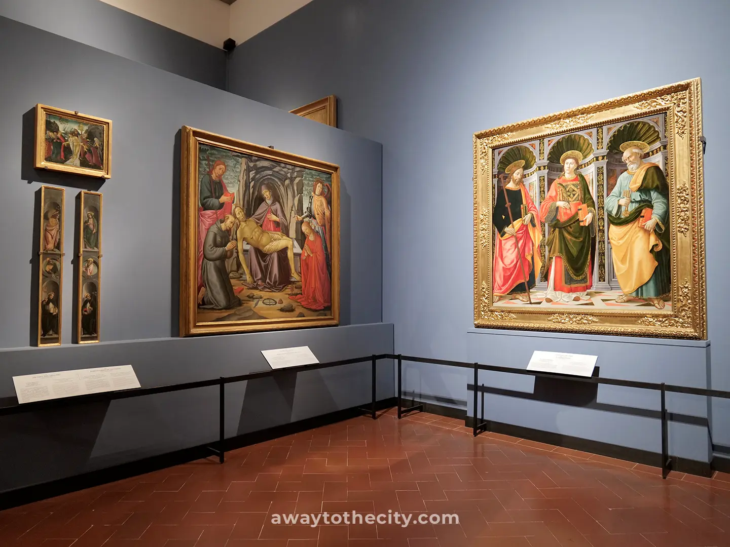 Domenico Ghirlandaio's "Three Saints" painting in the Accademia Gallery, among other artworks, is a compelling stop for a 2-day Florence itinerary.